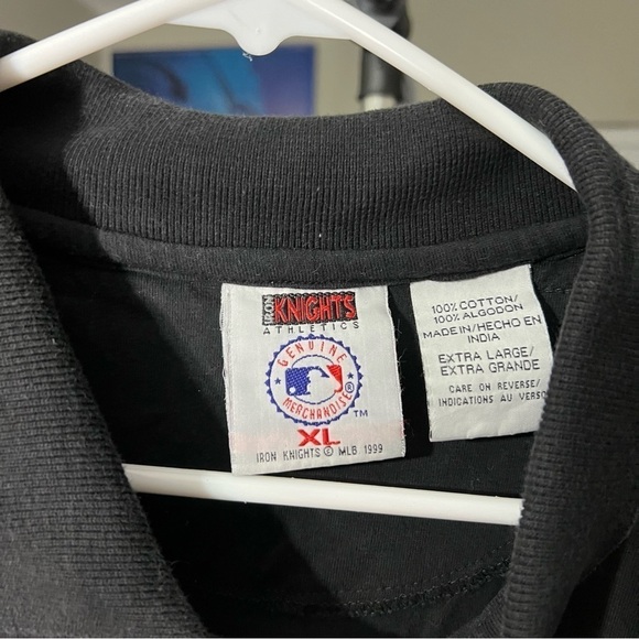 Colorado Rockies Knight Apparel Black And Purple Short Sleeve Polo Shirt - Picture 6 of 6